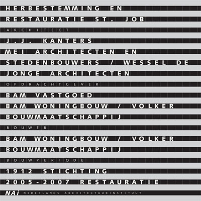 Herbestemming en Restauratie St. Job